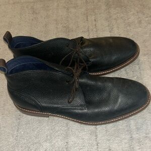 Cole Haan brown laced up chuck boot